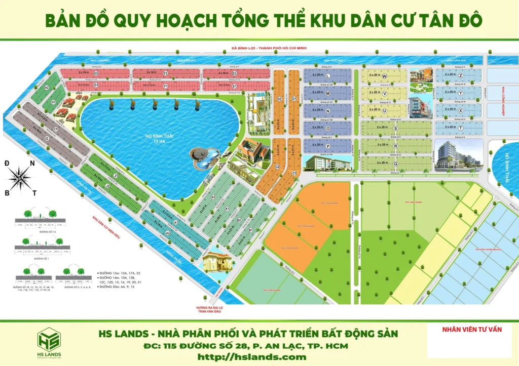 KDC Tân Đô: Tổng quan vị trí, tiện ích và tiềm năng 2026 2 ban do quy hoach khu dan cu tan do hs lands