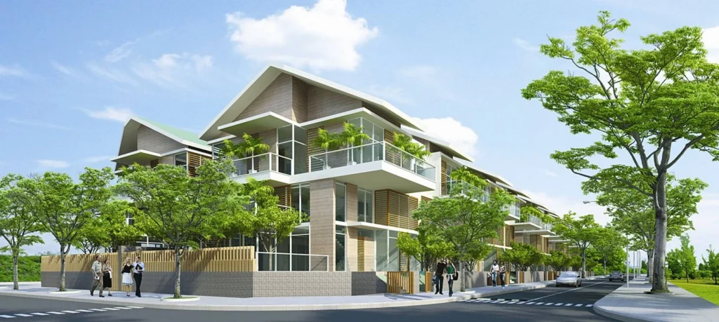 KDC Tân Đô: Tổng quan vị trí, tiện ích và tiềm năng 2026 3 phoi canh khu dan cu tan do hs lands